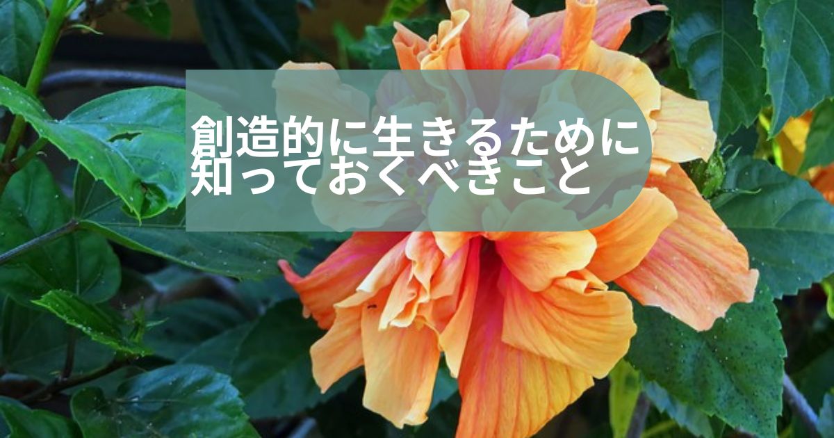 創造的に生きるために知っておくべきこと