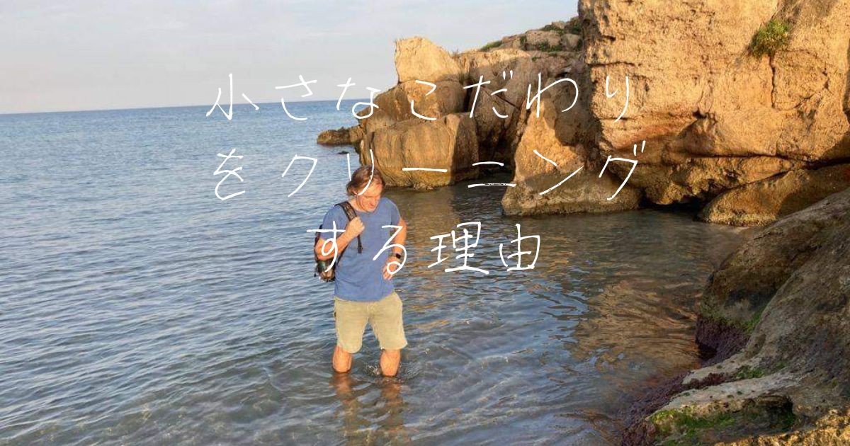 小さなこだわりをクリーニングする理由
